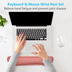 Dapesuom Enlarge Keyboard Wrist Rest, Memory Foam Keyboard Wrist Cushion - Image 7