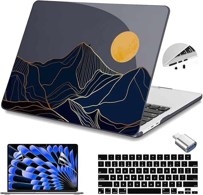 Teryeefi Compatible with MacBook Air 15 inch Case A2941 M2 A3114 M3 Release by Teryeefi