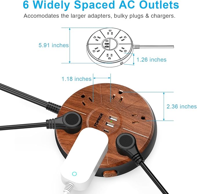 Power Strip with USB - Image 4