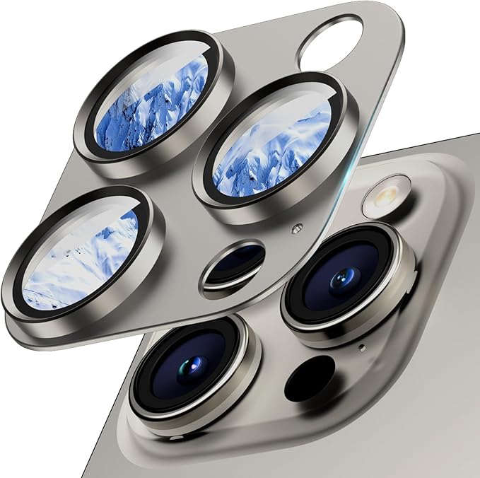 Camera Lens Protector for iPhone 16 Pro Max/16 Pro/15 Pro Max/15 Pro/14 Pro by WumigooProducts