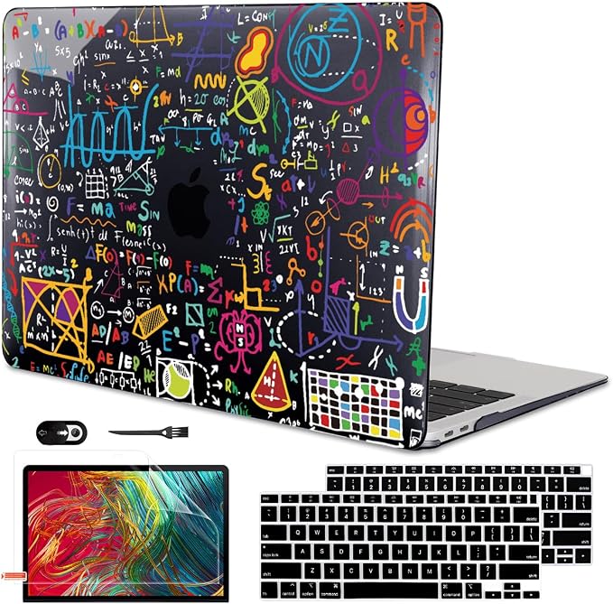 for MacBook Air 13 Inch Case 2018 2019 2020 2021 Release A2337 M1 A1932 A2179 by LCMOCICO