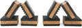 Sound Isolation Pads. Cork Pads by TunefulCables