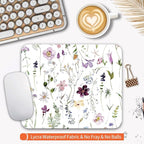 Square Mouse Pad Beautiful Flowers Plants, Personalized Premium-Textured Custom - Image 3