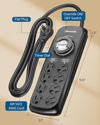DEWENWILS Mechanical Timer Power Strip - Image 7