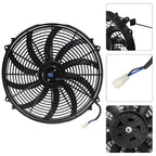 MuHize 16 Inch Universal Radiator Cooling Fan Kit - 12V 120W High Performance - Image 2