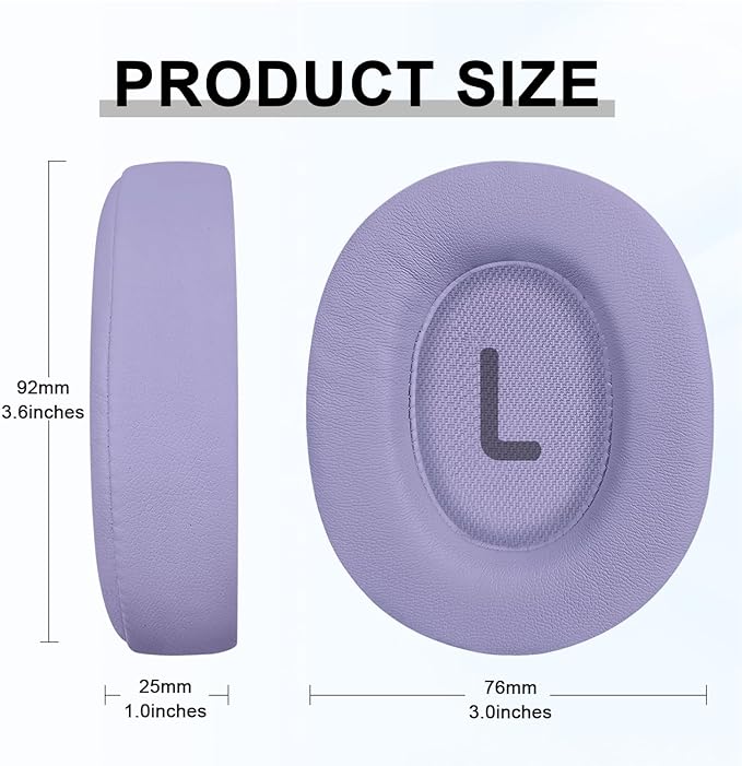 Replacement Ear Pads for JBL Tune 700/710/720/750/760/770 Headphones, Headset - Image 3