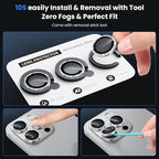 WSKEN for iPhone 16 Pro/iPhone 16 Pro Max Camera Lens Protector - Image 6