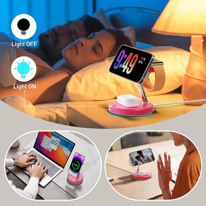 New 3 in 1 Charging Station for Apple Compatible - Image 7