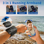 3in1 Phone Holder for Running, Arm Band/Wrist Holder/Bike Mount, Phone Armbands - Image 2