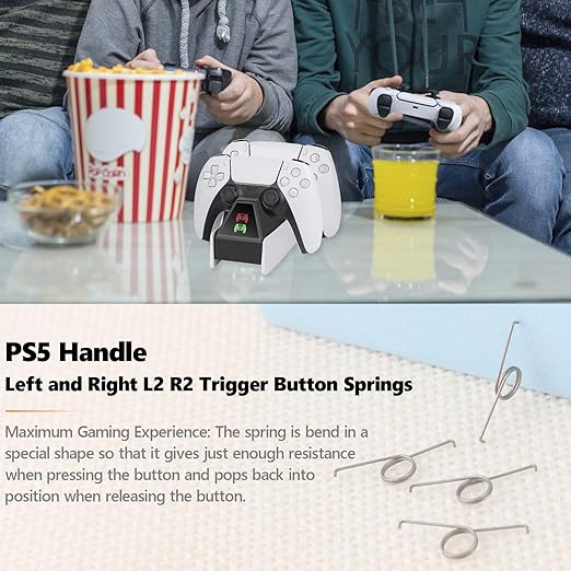 4Pcs for PS5 L2 R2 Trigger Button Springs for Sony PlayStation 5 PS5 Metal - Image 6