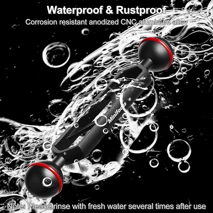 MINIFOCUS 6" Double Ball Aluminum Extension Arm, Waterproof and Rustproof - Image 6