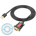 XMSJSIY USB to RS232 DB9 Serial Adapter Cable USB A Male to D-SUB 9-Pin Male by XMSJSIY