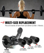 Pro Barbell Clips 1 inch Barbell Clamps 0.9-1.18inch Quick Release Weight Clips - Image 3