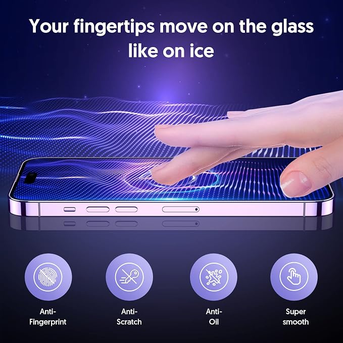 Fotbor for iPhone 13 Pro Max Screen Protector, iPhone 14 Plus Screen Protector - Image 3