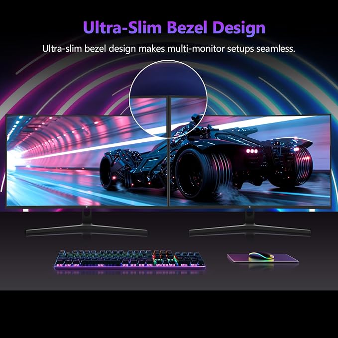 Z-Edge 27 inch Curved Gaming Monitor, FHD 1080P 300Hz 240Hz PC Monitor - Image 7
