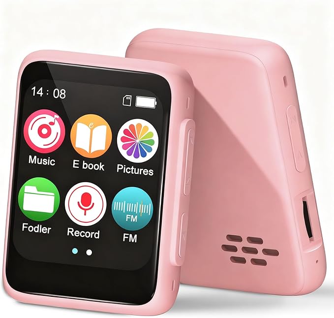 Kids Bluetooth MP3 Player with Speaker，Christmas Birthday Gift by Welcometovisit
