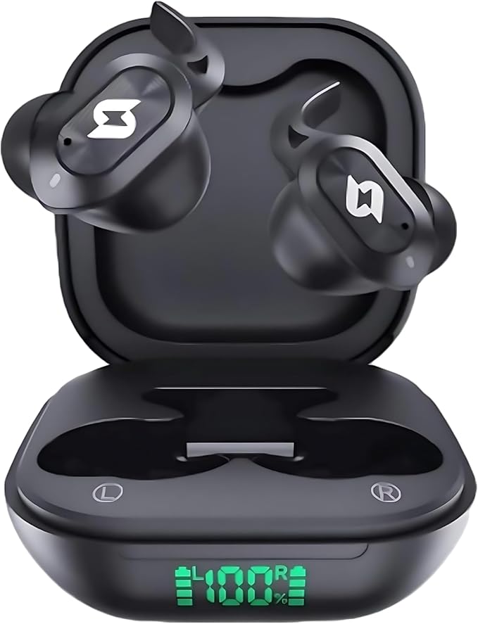 Wireless Earbuds Bluetooth Earbuds Wireless Charging Case Waterproof Headphones by CYBERDOT
