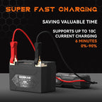 DKL14 550A LiFePO4 Motorcycle Lithium Battery, 12V 4Ah Powersports Battery - Image 7