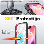 for iPhone 15 Pro Case Waterproof, Built-in Privacy Screen & HD Screen Double - Image 7