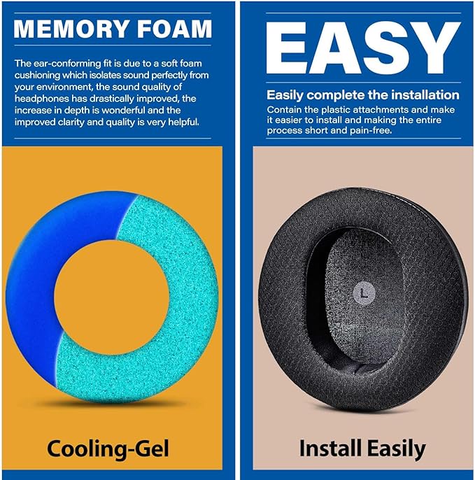 TRANSTEK Replacement Earpads Compatible - Image 3