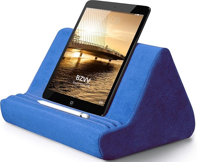 Soft Blues Electrical Blue Pillow Stand by EasyandComfortableLife