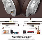 OneOdio A70 Bluetooth Over Ear Headphones, Wireless Headphones w/ 72H Playtime - Image 4