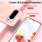 Magnetic for Google Pixel 9 Pro XL Case, Shockproof Slim Translucent Matte - Image 3