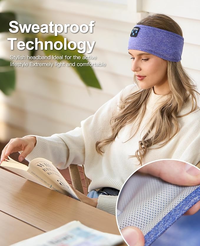 Perytong Sleep Headphones, Air Travel, Meditation - Image 2