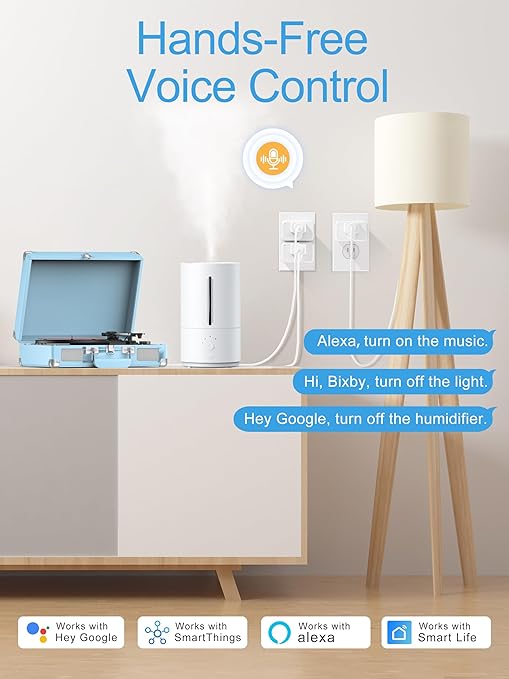 EIGHTREE Smart Plug 15A, WiFi Outlet that Compatible - Image 2