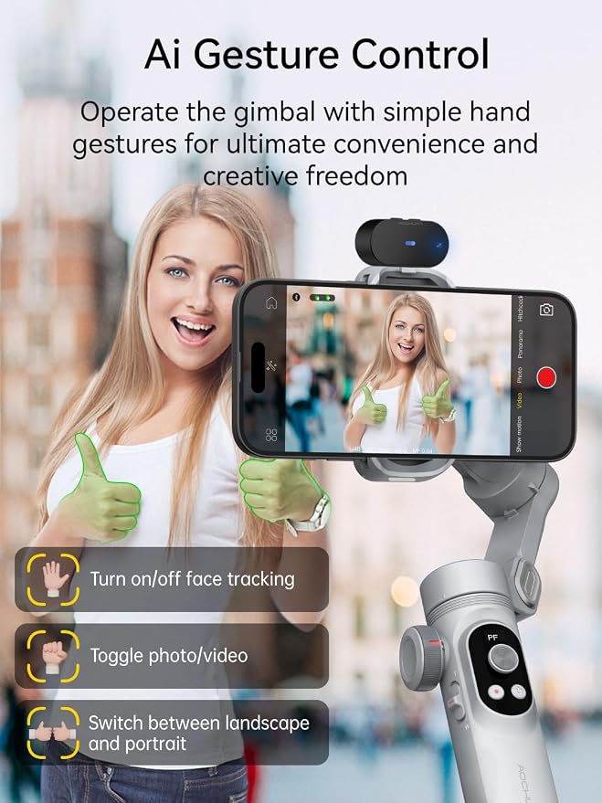 3-Axis Phone Gimbal, Gimbal Stabilizer - Image 4