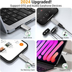 Temdan 2 Pack Lightning to USB C Adapter - Image 3