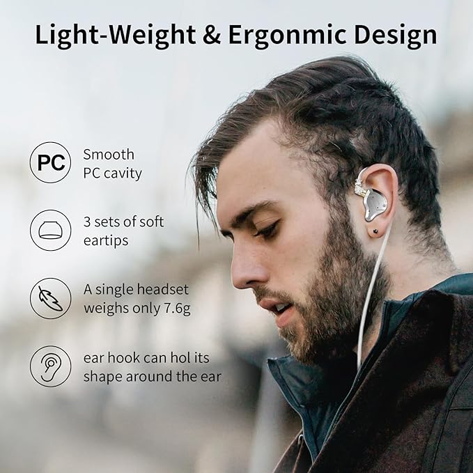 KZ ZS10 Pro Gaming Earbuds Headphone, KZ in Ear Monitor IEM HiFi Earphone - Image 4