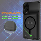 Battery Case for Galaxy S25 Edge, Upgraded 10000mAh Rechargeable Portable - Image 4