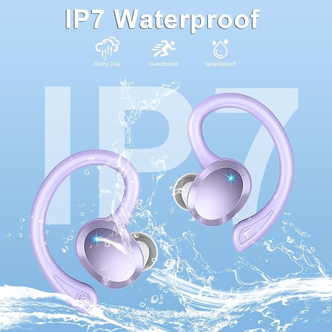 Wireless Earbud, 48H Running Wireless Earphones - Image 6