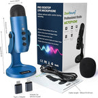 ZealSound Podcast Microphone for PC, Noise Cancellation USB Mic - Image 8