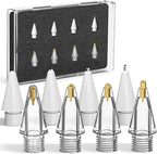 8 Pack for Apple Pencil 2nd Generation Tips, Upgraded Replacement Pencil Nibs by Inesore