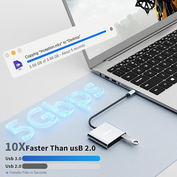 USB C to HDMI Adapter, 4K@60Hz HDMI to USB-C Adapter - Image 4