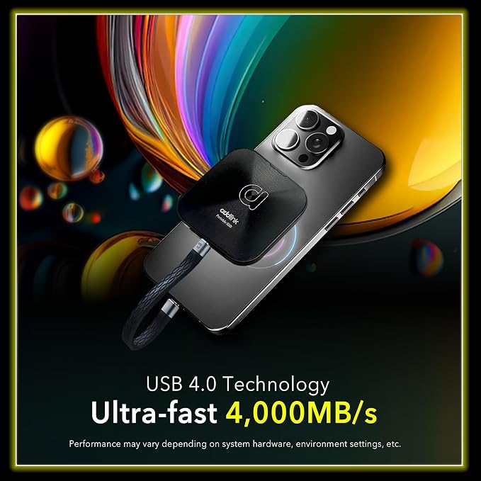 Addlink P30 2TB Magnetic Portable SSD, USB4 4000MB/s Compatible - Image 2