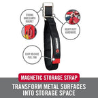 VELCRO Brand Heavy Duty Magnetic Storage Strap, Holds 15lbs, - Image 2