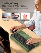 Vaydeer Wrist Rest with Keyboard Stand, Computer Wrist Support Pad, Ergonomic - Image 2