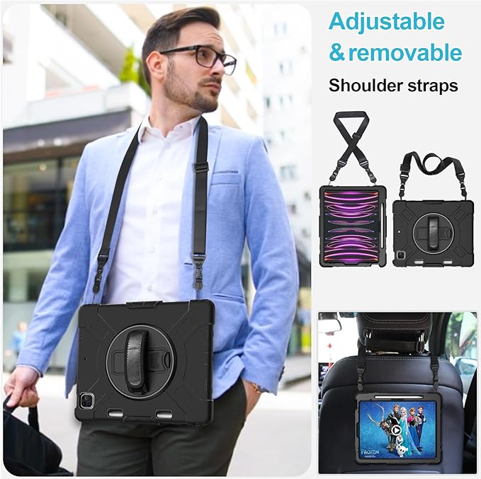 Case for iPad Pro 12.9 2022/2021/ 2020/2018: Cover for iPad Pro 12.9 6th/ 5th/ - Image 5