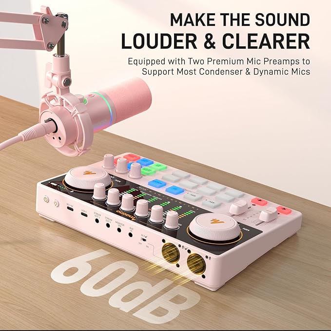 MAONO Podcast Equipment Bundle: Audio Interface mixer - Image 3