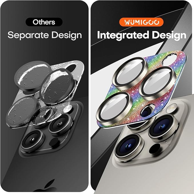 Camera Lens Protector for iPhone 16 Pro Max/16 Pro/iPhone 15 Pro Max/15 - Image 2