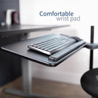VIVO Office Chair Mounted 26 x 12 Inch Keyboard and Mouse Tray, Ergonomic Tilt - Image 8