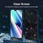 NEW'C 3 Pack Designed for iPhone 14, iPhone 13, iPhone 13 Pro Screen Protector - Image 5