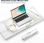 Extended Gaming Mouse Pad, XXL Large Desk Pad 30 x 14 Inch, Big Computer - Image 2