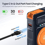 for Magsafe Battery Pack 10000mAh, 5-in-1 Magnetic Power Bank Built in AC Plug - Image 3
