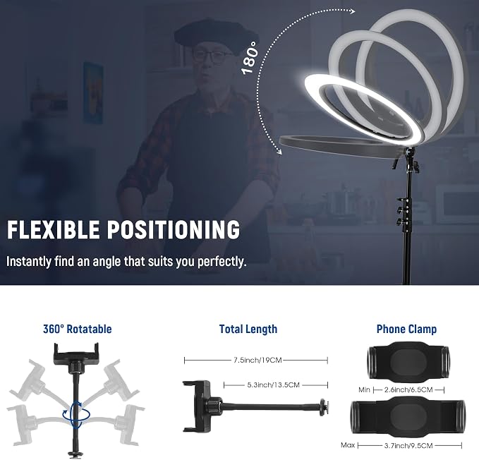 NEEWER RP19H Ring Light 19 Inches - Image 8