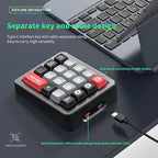 Adventurers K812 Wired Mechanical Numeric Keypad, 19-Key Hot-Swappable RGB - Image 6
