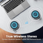 Bluetooth Speaker Wireless, IP67 Waterproof & Dustproof Portable Speaker - Image 6